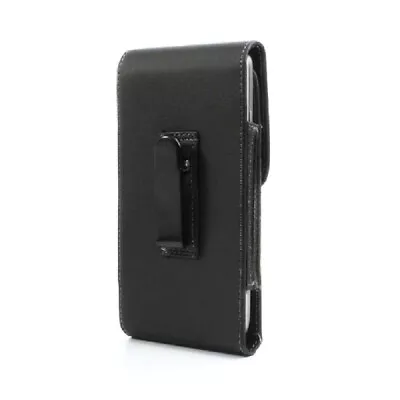 For ZTE Axon 40 SE (2022) Case Metal Belt Clip Synthetic Leather Vertical • £25.14