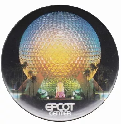 Vintage Walt Disney World EPCOT Opening Year Souvenir Button Dated 1982 • $12.99