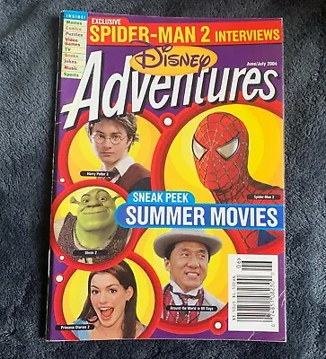 $11.62 • Buy Disney Adventures Magazine June / July 2004 Shrek Spider-Man Princess Diaries