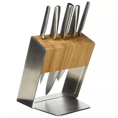 Global 6PC Katana Knife/Cutlery Japanese Kitchen Chef/Cook Knives Block Set • $479.95