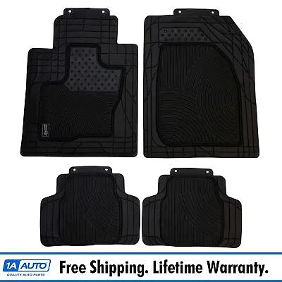 Armor All Custom Accessories Smart Fit Black Rubber Floor Mat Set Of 4 New • $59.95