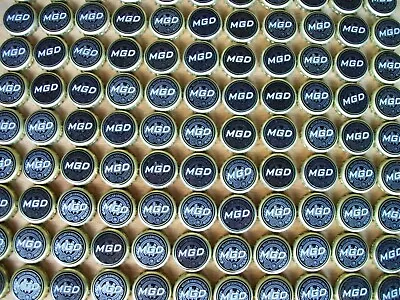 100 Lot  Mgd Miller Genuine Draft Beer Bottle Caps No Dents (craft's) • $3.99