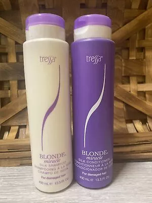 Tressa Blonde Miracle Silk Shampoo & Conditioner COMBO 13.5 Fl Oz • $15.95