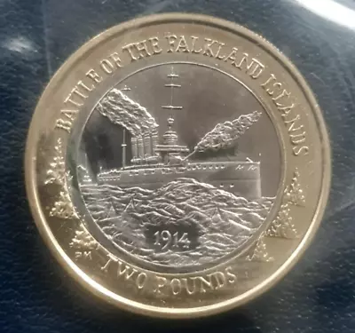 2014 £2 Coin Battle For The Falklands Uncirculated Nice Coin • £15.87