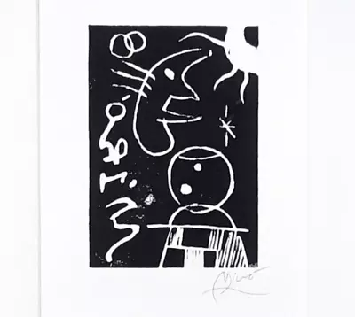 Original Miro Signed Linocut Hand Printed  From Original Block With COA • £79