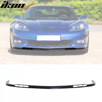 Fits 05-13 Chevy Corvette C6 Z06 OE Factory Style Front Bumper Lip Spoiler - PU • $279.99