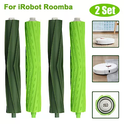 2 Sets Replacement Roller Brush For IRobot Roomba E5 E6 I1 I3+ I4 I6+ I7 I8 Plus • $12.48