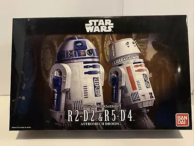 Bandai Star Wars R2-d2 & R5-d4 Astromech Droids Model Kit 1:12 Scale 0195963 • $69.99