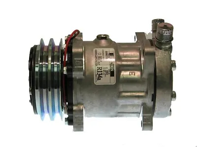 $336.48 • Buy New Universal Heavy Duty OE Sanden AC Compressor SD7H15 4663 With 2A Groove 12vo