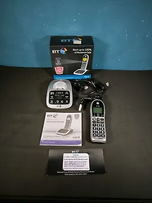 BT 4600 Single Cordless Telephone Set Landline Answering Machine Call Block • £24.95