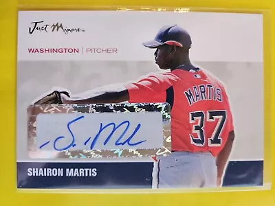 2007 Just Autographs Signatures AUTO #29 Shairon Martis - Washington Nationals • $0.99