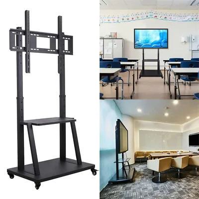£135.95 • Buy Heavy Duty Mobile TV Unit Stand 32-100 Inch For Office Teaching Exhibition Hall