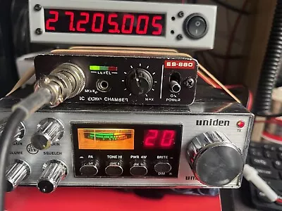 Uniden 200 80ch CB Radio ES-880 Echo Chamber & Frequency Counter • £124.99
