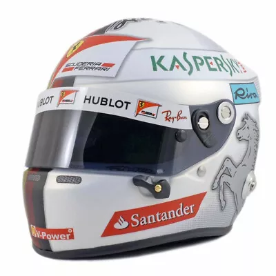 1/2 2017 Sebastian Vettel Replica Mini Arai Helmet Ferrari Scuderia F1 Sf70h Ni • $599