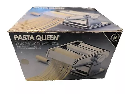 Vintage Himark Pasta Queen Noodle Making Machine Original Box See Pics • $16.99