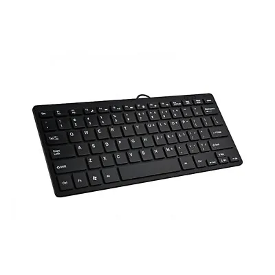 Ultra Thin Wired USB Mini PC Keyboard For PC Apple Mac Laptop Notebooks • $14.49