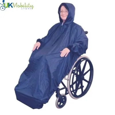 Wheelchair Mac With Sleeves Rain Cover 100% Waterproof Weatherproof  • £26.99