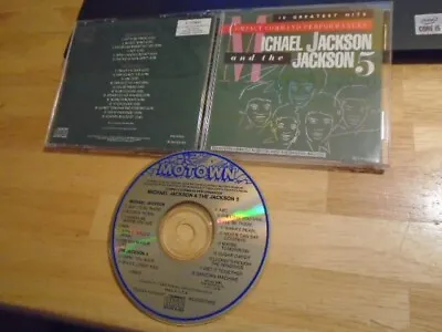 RARE OOP Club Press Michael Jackson & J 5 CD 18 Greatest Hits MOTOWN Ben ABC ! • $8