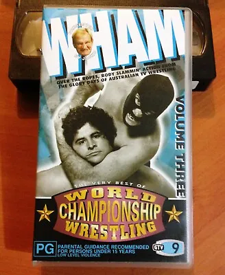 WCW THE VERY BEST OF WORLD CHAMPION WRESTLING - Vol 3 WHAM - VHS • $29.95