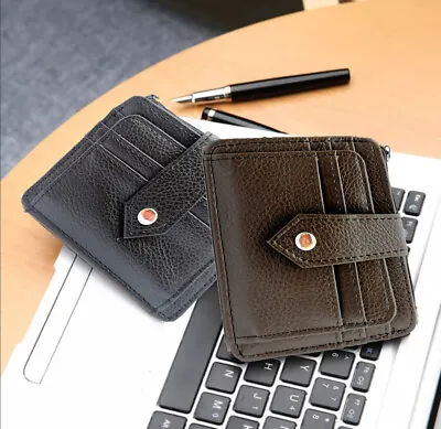 £3.99 • Buy Slim Card Holders Wallet For Men And Women With ID Window &  Notes Compartment