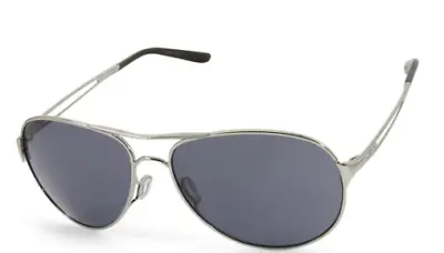 Oakley Caveat Chrome Gray Lenses Women's Sunglasses OO4054-02-60 • $80.31