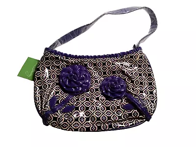 Very Bradley Simply Violet  Comin' Up Roses Handbag 11 X7  • $10