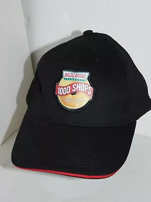 Krispy Kreme Doughnuts Hat Adult 1000 Shops Employee Uniform Black Cap • $20