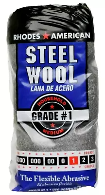 Homax Rhodes American Steel Wool Medium Grade #1 - 12 Pad • $9.97