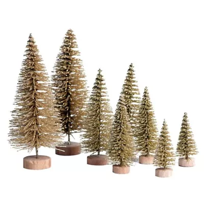 8X Christmas Snow Mini Xmas Tree Holiday Party Ornament Decoration Miniature • $12.21