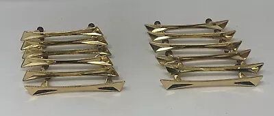 Lot Of 12 Mid Century Modern MCM Gold Brass Bowtie Hardware Drawer Pull • $99.95