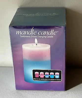 New JML Continous Colour Changing Candle Mantle Candle  Real Flame Wax Memorials • £17.95