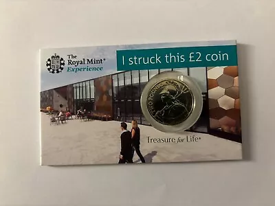 Uncirculated £2 Coin Royal Mint I Struck This Coin 2018 Two Pound Britannia • £10