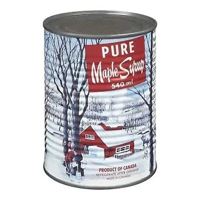 Pure Canned Canadian Maple Syrup Medium 18 Fl Oz/540ml CAN • $17.99