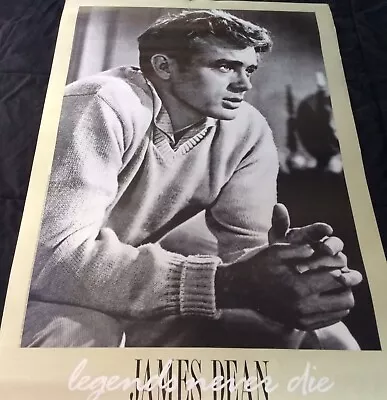 Original Vintage James Dean Poster 36x24 - Used - Excellent! - See Description • £27.99