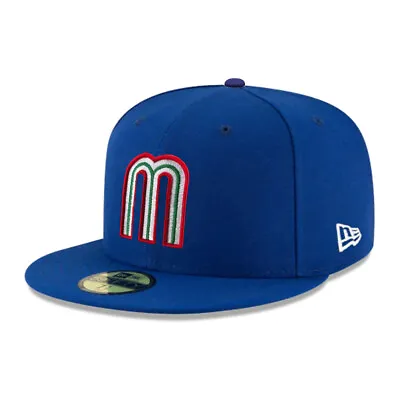 New Era 59FIFTY Fitted Mexico Hat - Mexican National Baseball Team Cap - Blue • $62.99