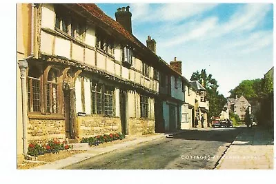 Postcard Cottages At Cerne Abbas Dorset England • £2.20