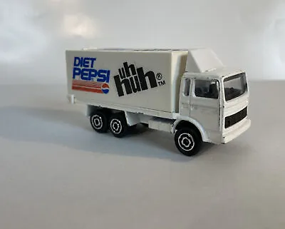 1987 Majorette Volvo Diet - Pepsi Box Truck - France Loose • $3