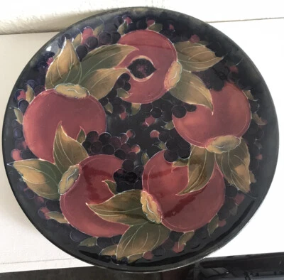 £185 • Buy Moorcroft Charger C1918 Pomegranate  D 22cm, Painted & Impressed Mark No Chips