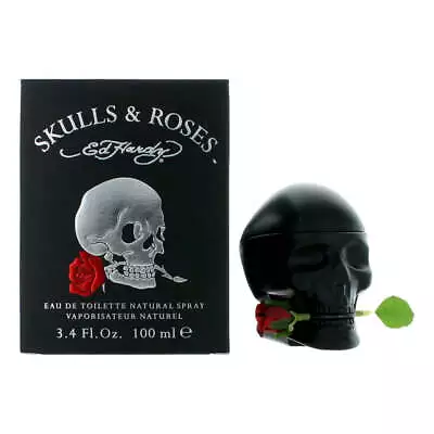 Ed Hardy Skulls And Roses By Ed Hardy 3.4 Oz Eau De Toilette Spray For Men • $25