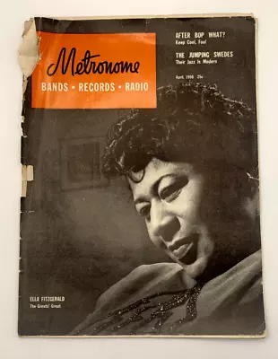 Metronome Jazz Magazine Ella Fitzgerald 1950 (Fair) • $5.73