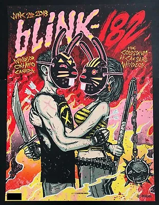 $100 • Buy Blink 182 Poster - 2018 Ontario, Canada AP Munk One S/N Edition Of 50