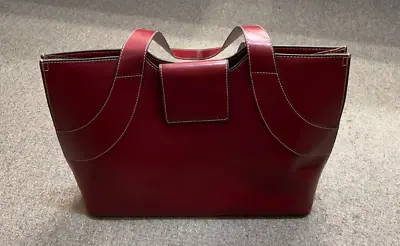 FRANKLIN COVEY LEATHER ORGANIZER LAPTOP BAG (with Bonus Leather Wallet) (!!!) • $25