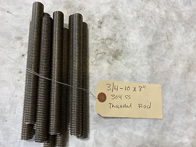 8  3/4 -10  Threaded Rod  304 Stainless Steel. New / Old Inventory • $58.95
