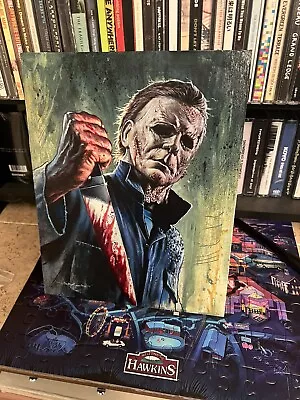 Jason Edmiston Original Halloween Michael Myers Painting Art OG Slasher Horror • $2500