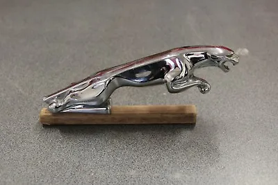 Jaguar Leaping Cat Chrome Car Mascot Bonnet Badge Ref F/cab • £50