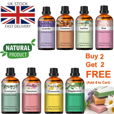 Essential Oils 30ml Pure& Natural Essential Oil Aromatherapy For Diffuser Burner • £7.99