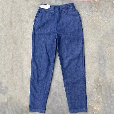 DEADSTOCK NWT Vintage 1960's Levi's Stretch Ranch Western Side Zip Dark Jeans • $150