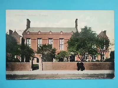 Grammar School Walsall - Old Postcard - Posted 1908 • £3