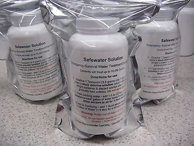 Calcium Hypochlorite-Emergency Survival Water Purifier - 1lb = 10000 Gallons • $15.70