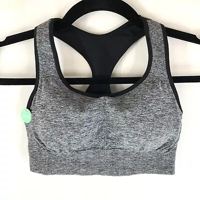 C9 Champion Sports Bra Racerback Medium Support Removable Cups Gray XS • $9.99